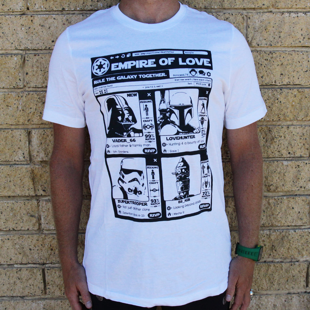 STAR WARS T Shirt EMPIRE OF LOVE T by SAXTEES